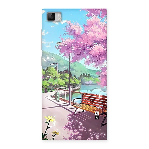 Beautiful Cherry Blossom Landscape Back Case for Mi3