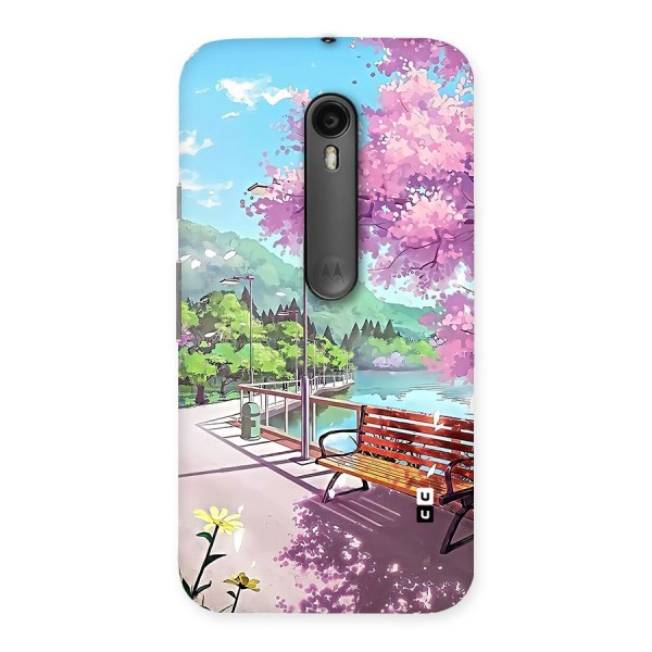 Beautiful Cherry Blossom Landscape Back Case for Moto G3