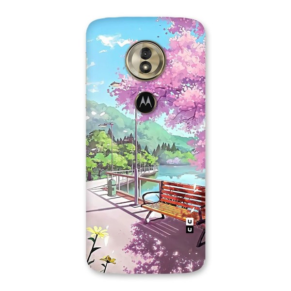 Beautiful Cherry Blossom Landscape Back Case for Moto G6 Play