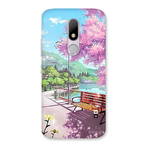 Beautiful Cherry Blossom Landscape Back Case for Moto M