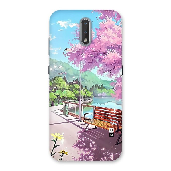 Beautiful Cherry Blossom Landscape Back Case for Nokia 2.3