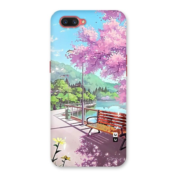 Beautiful Cherry Blossom Landscape Back Case for Oppo A3s