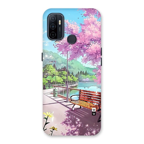 Beautiful Cherry Blossom Landscape Back Case for Oppo A53