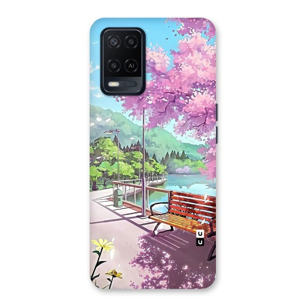 Beautiful Cherry Blossom Landscape Back Case for Oppo A54