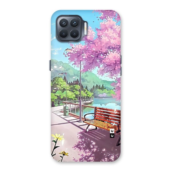 Beautiful Cherry Blossom Landscape Back Case for Oppo F17 Pro