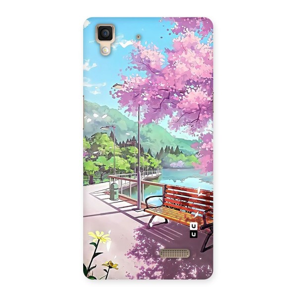 Beautiful Cherry Blossom Landscape Back Case for Oppo R7