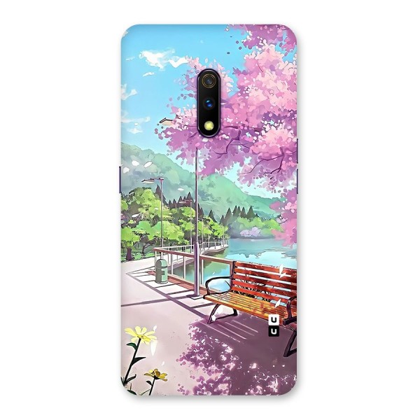 Beautiful Cherry Blossom Landscape Back Case for Realme X