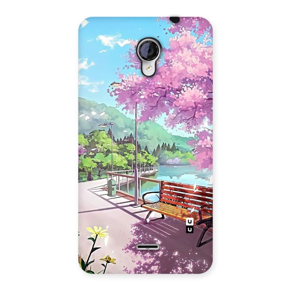 Beautiful Cherry Blossom Landscape Back Case for Unite 2 A106