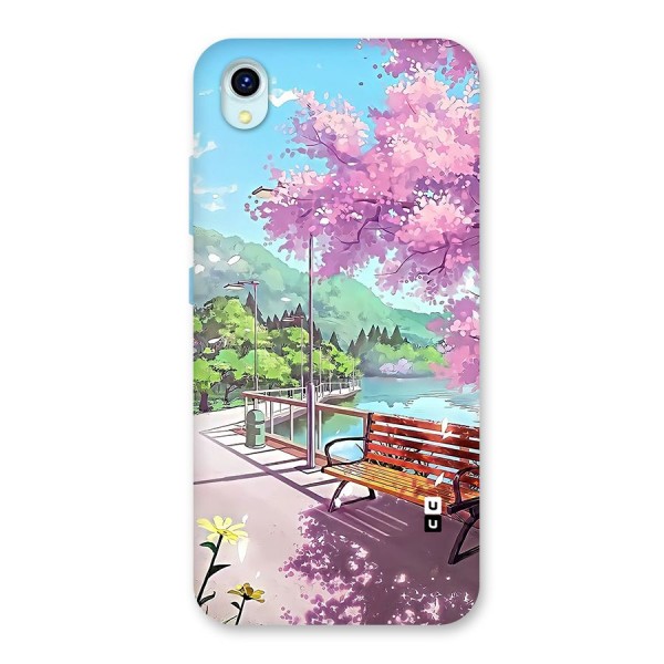 Beautiful Cherry Blossom Landscape Back Case for Vivo Y1s