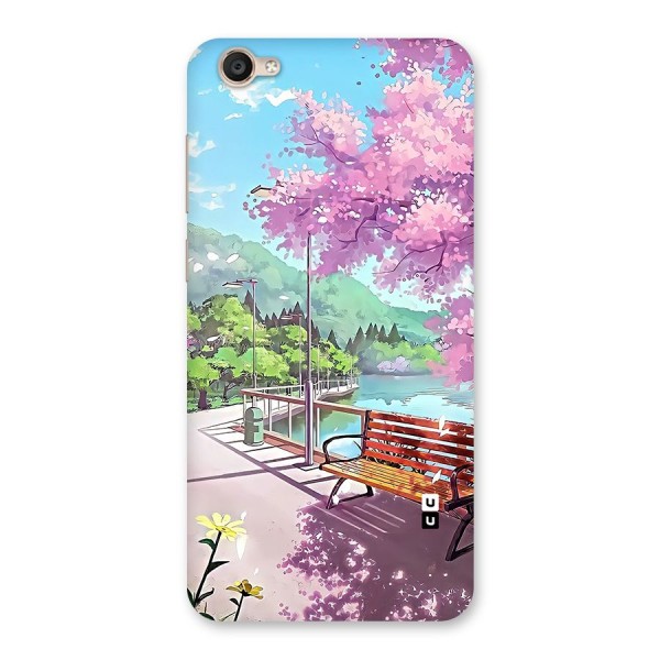 Beautiful Cherry Blossom Landscape Back Case for Vivo Y55