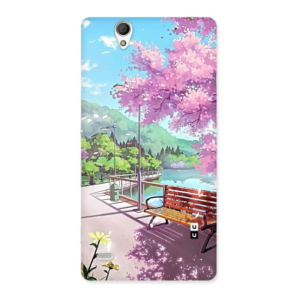 Beautiful Cherry Blossom Landscape Back Case for Xperia C4