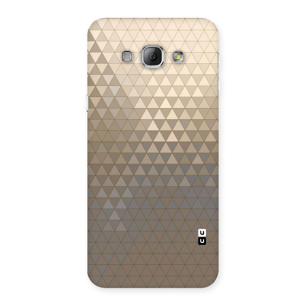 Beautiful Golden Pattern Back Case for Galaxy A8