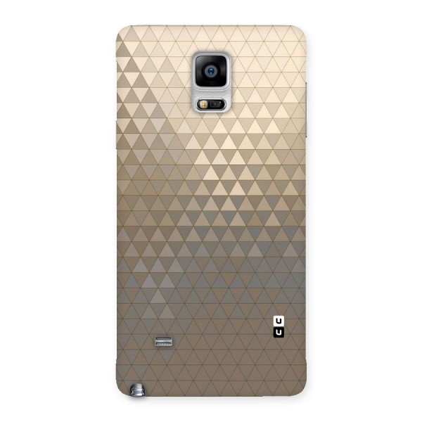 Beautiful Golden Pattern Back Case for Galaxy Note 4