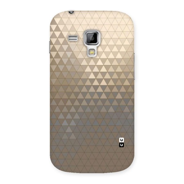 Beautiful Golden Pattern Back Case for Galaxy S Duos