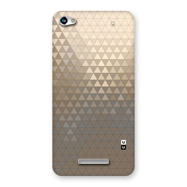 Beautiful Golden Pattern Back Case for Micromax Hue 2