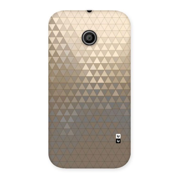 Beautiful Golden Pattern Back Case for Moto E