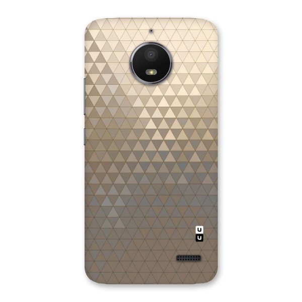 Beautiful Golden Pattern Back Case for Moto E4