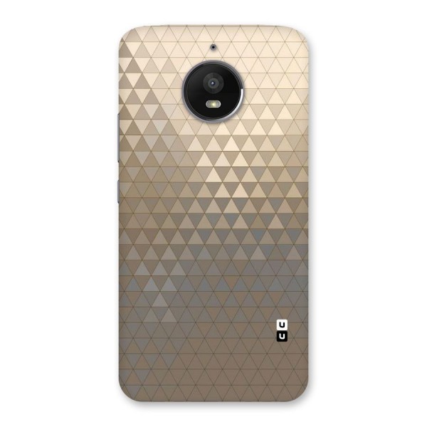 Beautiful Golden Pattern Back Case for Moto E4 Plus