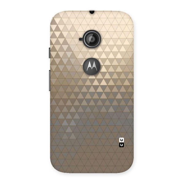 Beautiful Golden Pattern Back Case for Moto E 2nd Gen