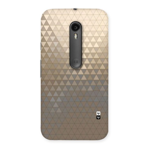 Beautiful Golden Pattern Back Case for Moto G3