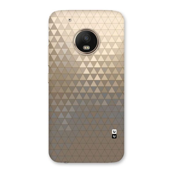 Beautiful Golden Pattern Back Case for Moto G5 Plus