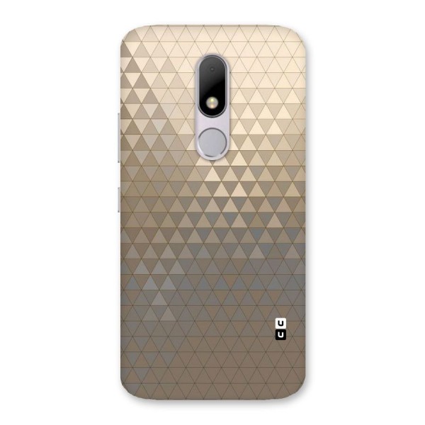 Beautiful Golden Pattern Back Case for Moto M