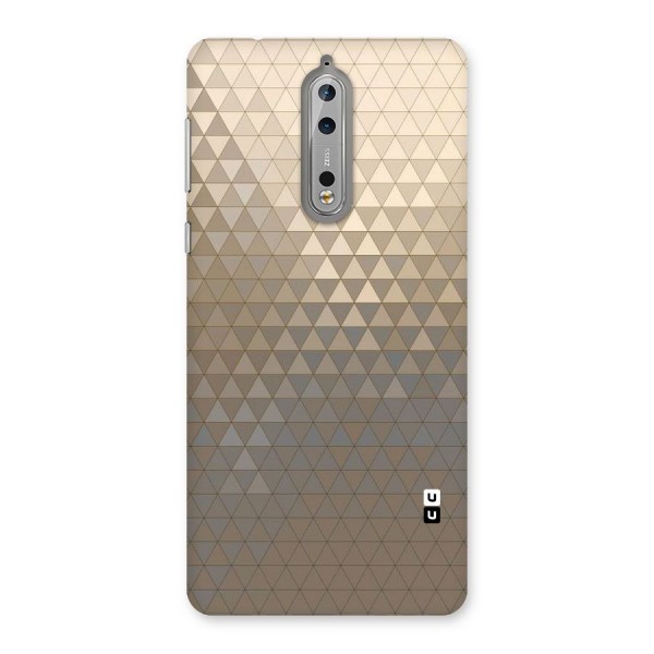 Beautiful Golden Pattern Back Case for Nokia 8