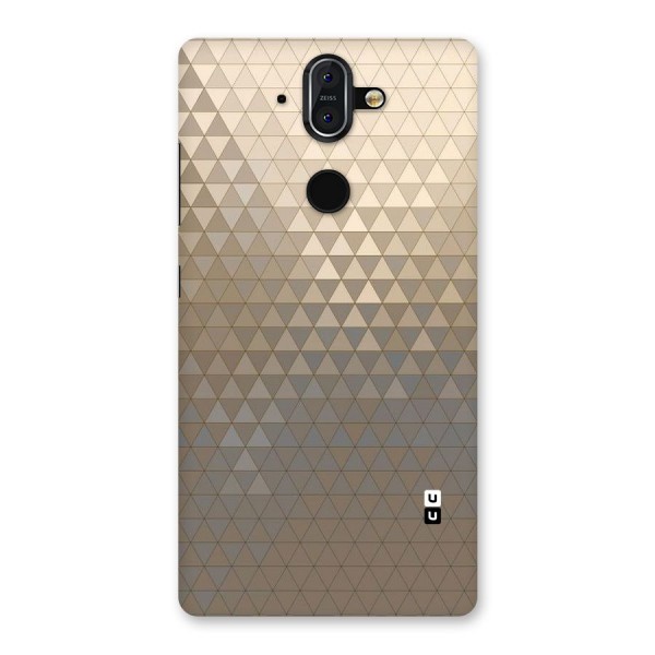 Beautiful Golden Pattern Back Case for Nokia 8 Sirocco