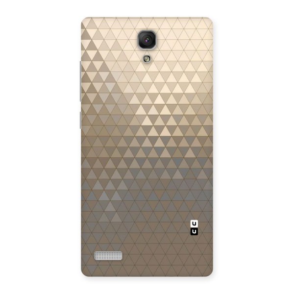 Beautiful Golden Pattern Back Case for Redmi Note