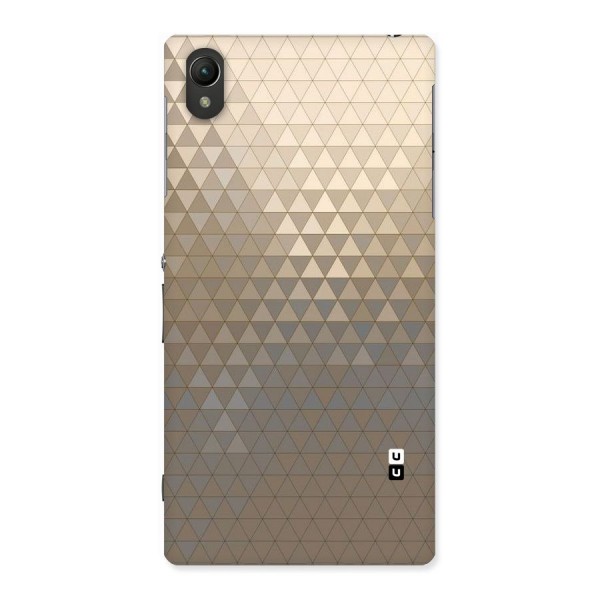 Beautiful Golden Pattern Back Case for Sony Xperia Z1