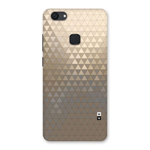 Beautiful Golden Pattern Back Case for Vivo V7 Plus