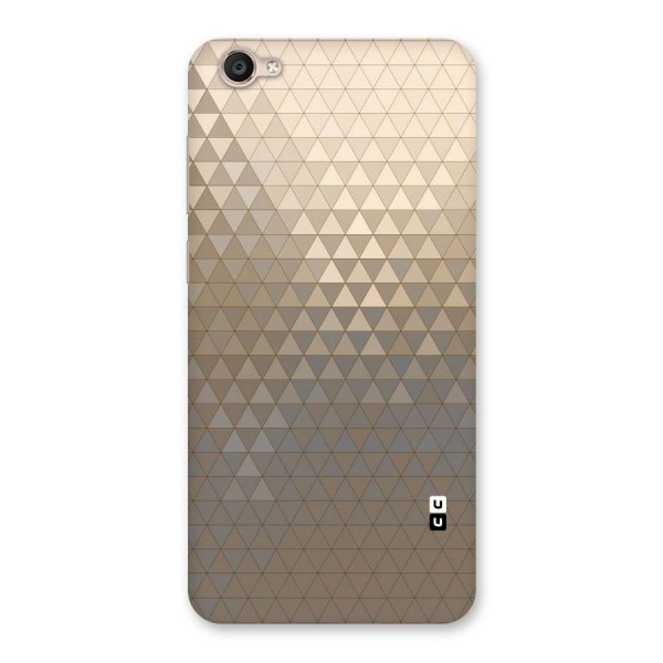 Beautiful Golden Pattern Back Case for Vivo Y55