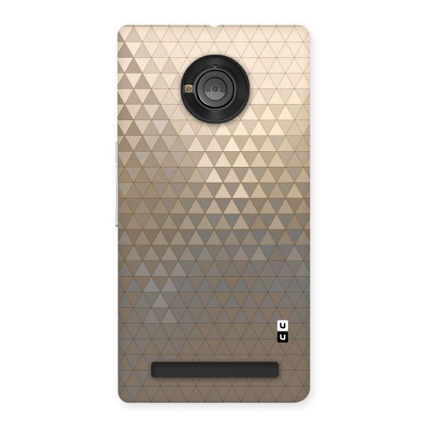 Beautiful Golden Pattern Back Case for Yu Yuphoria