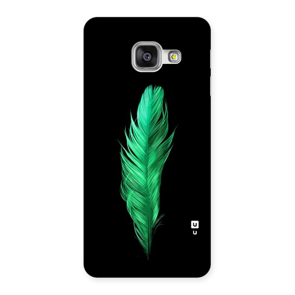 Beautiful Green Feather Back Case for Galaxy A3 (2016)