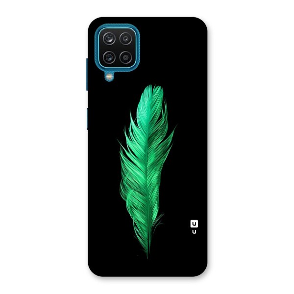 Beautiful Green Feather Back Case for Galaxy F12