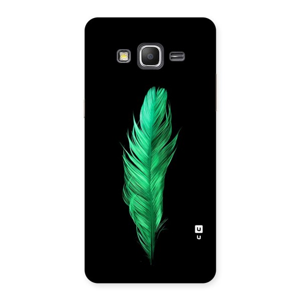 Beautiful Green Feather Back Case for Galaxy Grand Prime