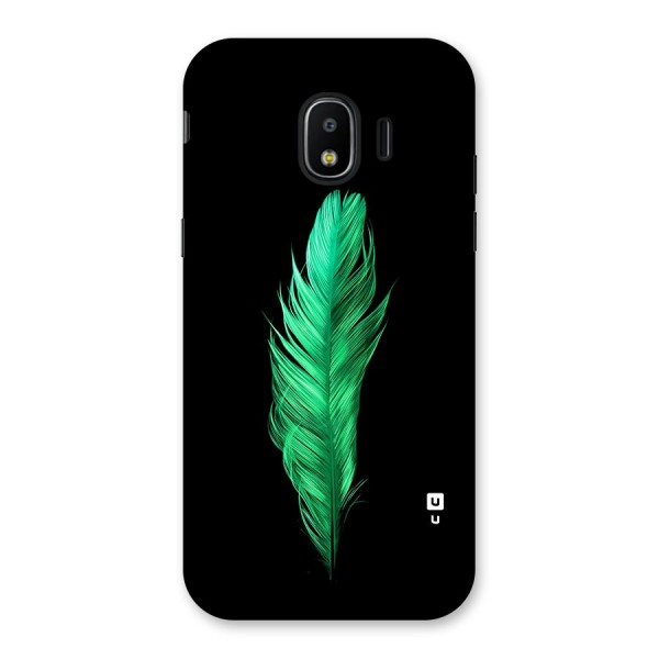 Beautiful Green Feather Back Case for Galaxy J2 Pro 2018