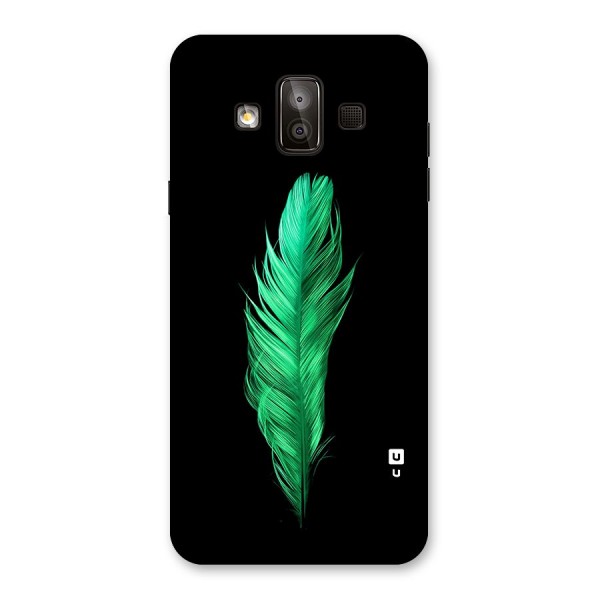 Beautiful Green Feather Back Case for Galaxy J7 Duo