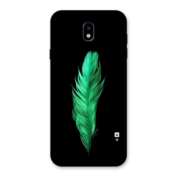 Beautiful Green Feather Back Case for Galaxy J7 Pro