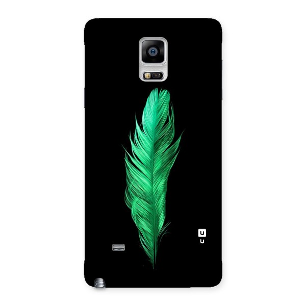 Beautiful Green Feather Back Case for Galaxy Note 4