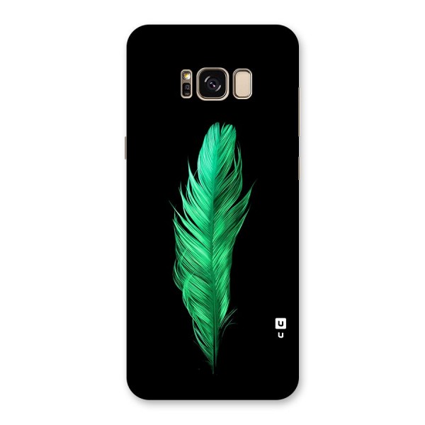 Beautiful Green Feather Back Case for Galaxy S8 Plus