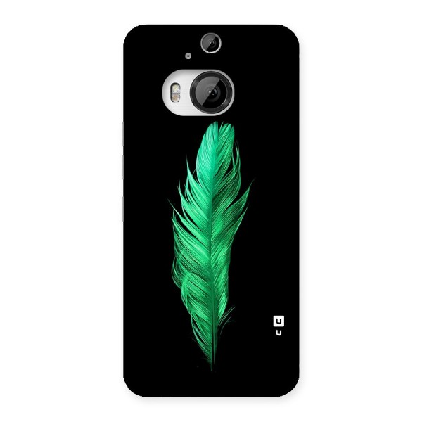 Beautiful Green Feather Back Case for HTC One M9 Plus