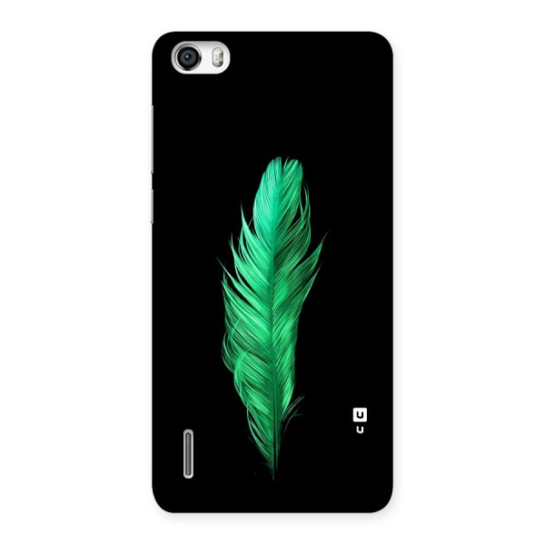 Beautiful Green Feather Back Case for Honor 6