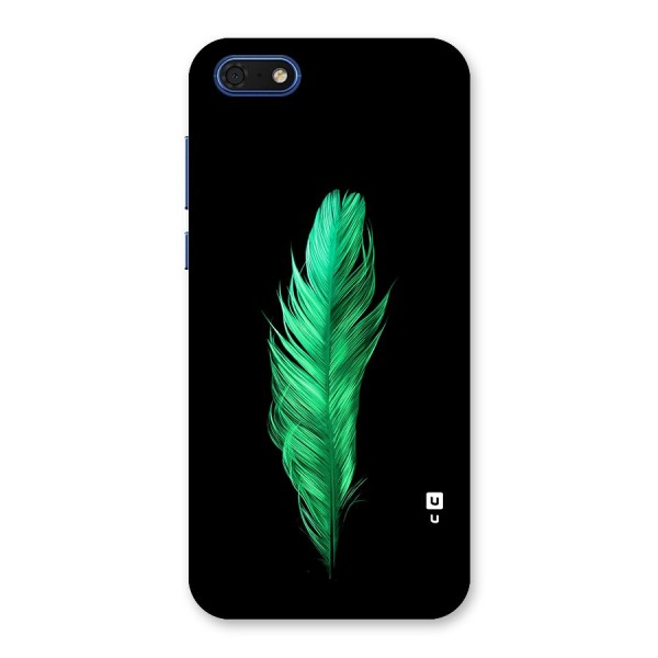 Beautiful Green Feather Back Case for Honor 7s