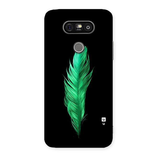 Beautiful Green Feather Back Case for LG G5