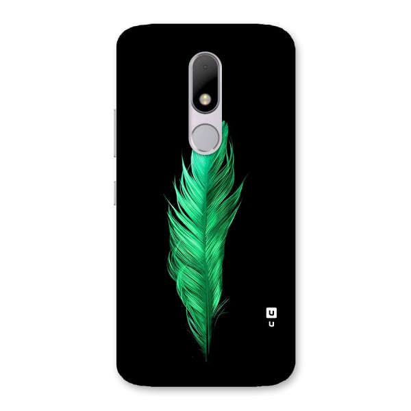 Beautiful Green Feather Back Case for Moto M