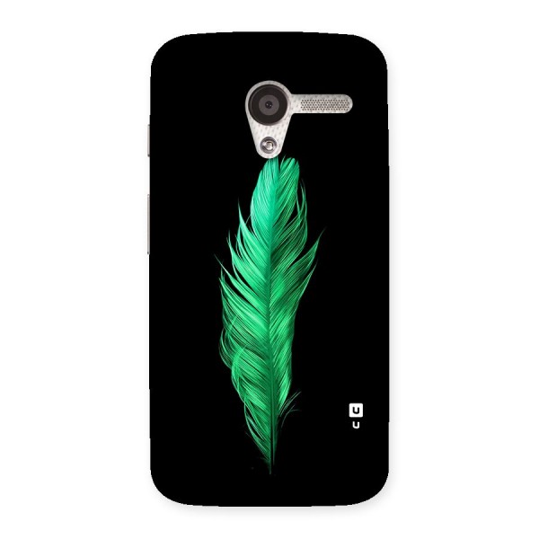 Beautiful Green Feather Back Case for Moto X