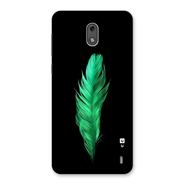 Beautiful Green Feather Back Case for Nokia 2