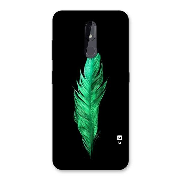 Beautiful Green Feather Back Case for Nokia 3.2