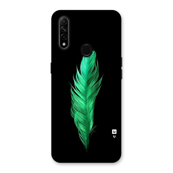 Beautiful Green Feather Back Case for Oppo A31